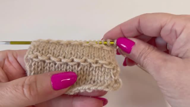 ХИТ! 🔥 Узор «Цепочка» спицами👌 смотреть онлайн