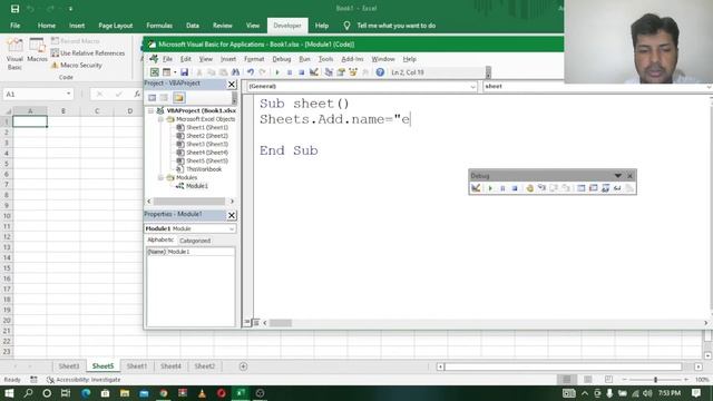 EXCEL VBA TELUGU PART - 11 || WORKSHEET || ADD & DELETE SHEET || HIDE & UNHIDE SHEET || COPY & MOVE смотреть онлайн
