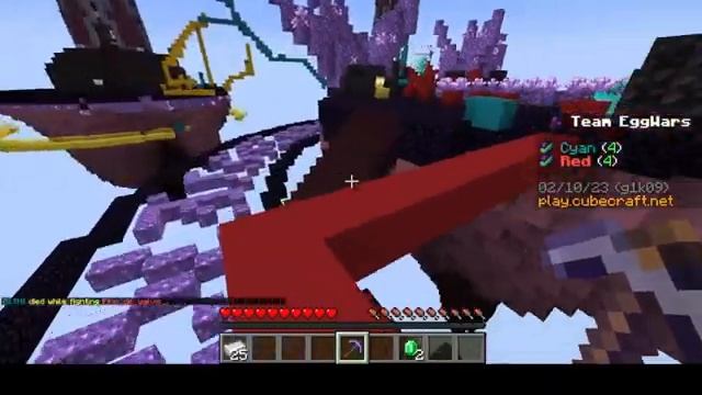 Майнкрафт Egg Wars на сервере CubeCraft 5 смотреть онлайн