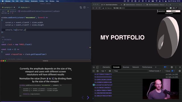 19 — Scroll based animation смотреть онлайн