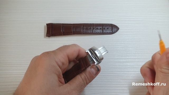 Как заменить застежку (пряжку, клипсу) на ремешке для часов. смотреть онлайн