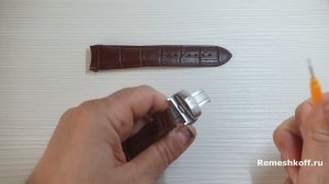 Как заменить застежку (пряжку, клипсу) на ремешке для часов.