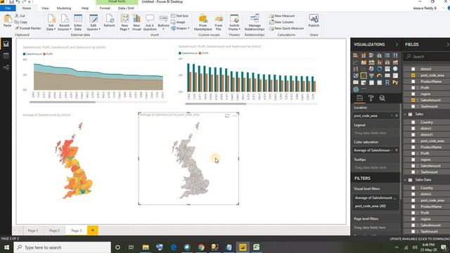 Shape Map in Power BI смотреть онлайн