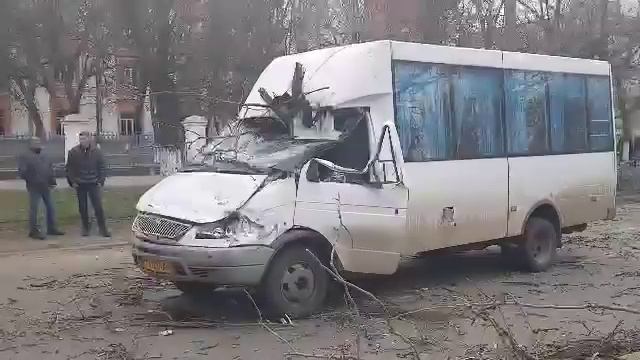 0512: на маршрутку с людьми упало дерево смотреть онлайн