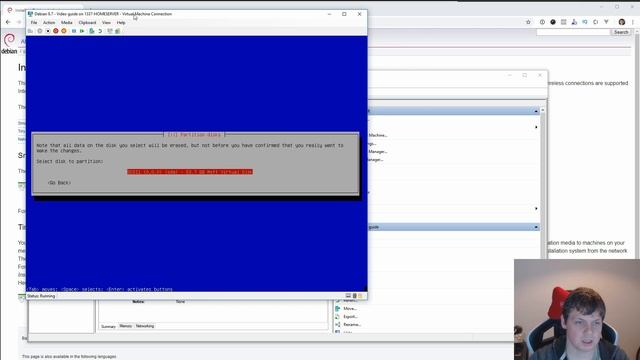 Install Debian 9.7 from scratch in Microsoft Hyper-V on Windows 10 смотреть онлайн