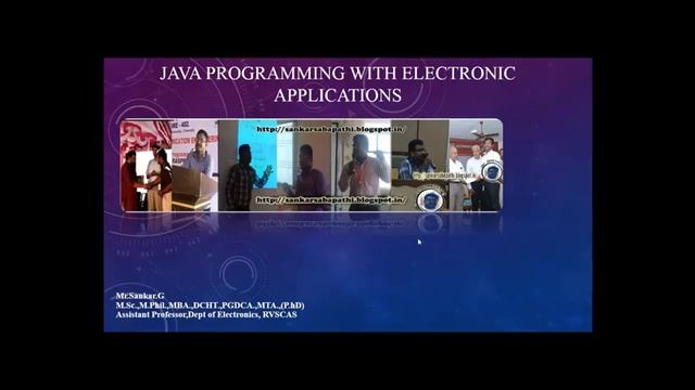 JAVA PROGRAMMING WITH ELECTRONIC APPLICATIONS UNIT I -2 смотреть онлайн