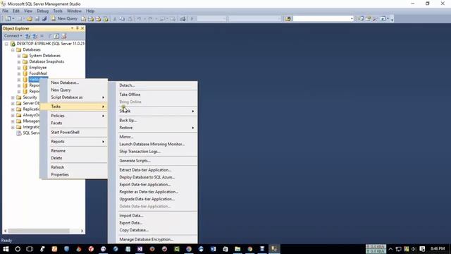 How To Import MS SQL BackUp DB | How to Restore SQL BAck Up DB смотреть онлайн