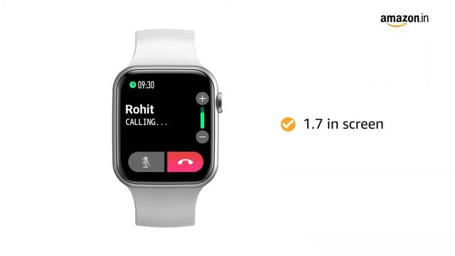 Fire-Boltt Ring Bluetooth Calling Smartwatch with SpO2 & 1.7 Metal Body with Blood Oxygen Monitorin смотреть онлайн