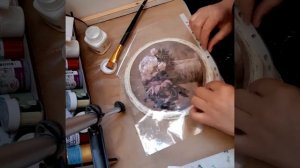 Как приклеить декупажную карту/распечатку