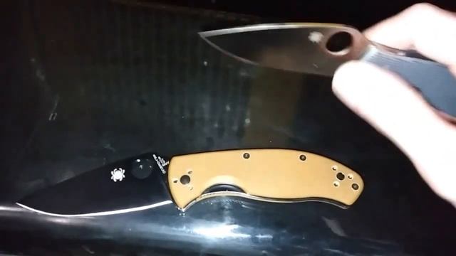 Spyderco Polestar Compared To Tenacious!!!