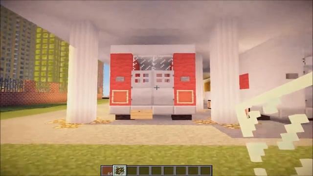 Minecraft Tutorial Как построить | Машину Скорой помощи | Bonus #26 смотреть онлайн