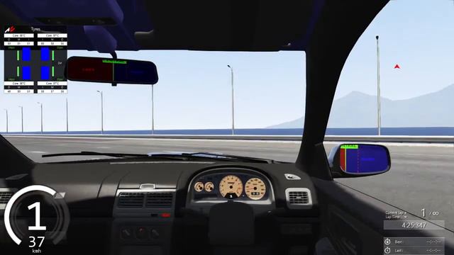 Test Subaru Impreza 22B STi 555 Assetto Corsa смотреть онлайн