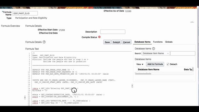 GSP Ladder Eligible Formula 1 - Oracle Fusion HCM Fast Formula Tutorial-10 смотреть онлайн