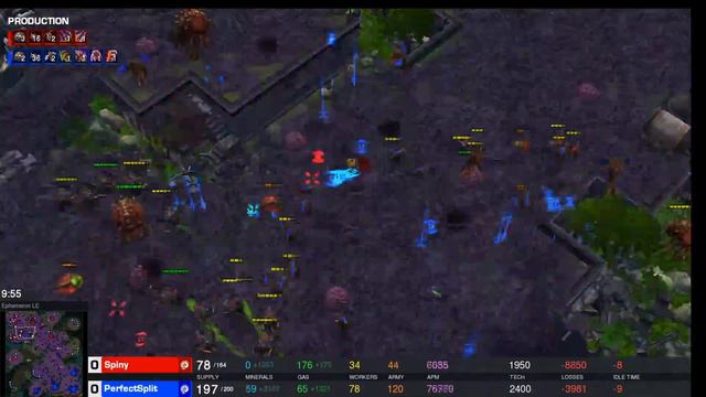 Starcraft 2 AI Ladder: Week 6: PerfectSplit смотреть онлайн