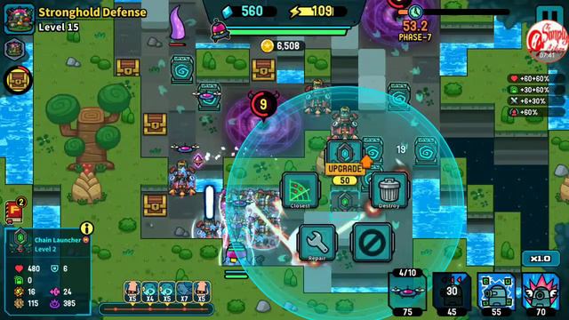 Broken Universe Tower Defense Stronghold Defense Level 15 смотреть онлайн