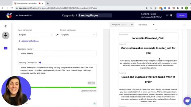 Copysmith Landing Page Template смотреть онлайн