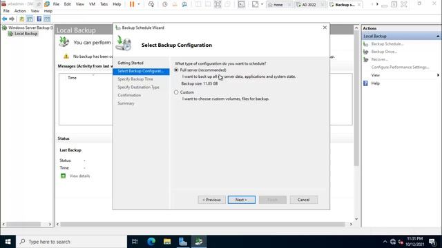 Windows Server 2022 - How to Install & Configure Backup Server Step By Step#08 смотреть онлайн