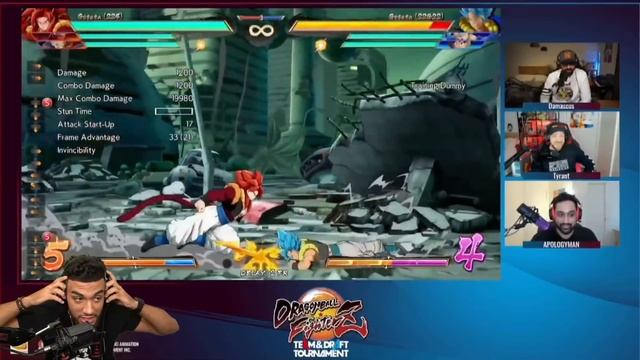 SSJ4 Gogeta's INSTANT KILL 100X BIG BANG KAMEHAMEHA! REACTION Dragon Ball FighterZ DLC смотреть онлайн