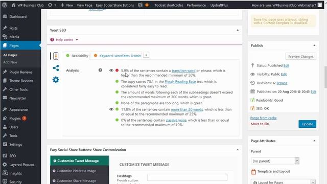 A walkthough of the features of Yoast SEO plugin for WordPress смотреть онлайн