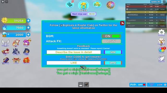 All New Working Anime Ninja War Tycoon Roblox Codes 2022 смотреть онлайн
