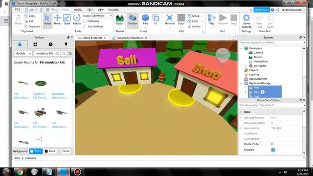 How to create an simulator Game using Simulator Kit (2021) While Using ROblox Studio! смотреть онлайн