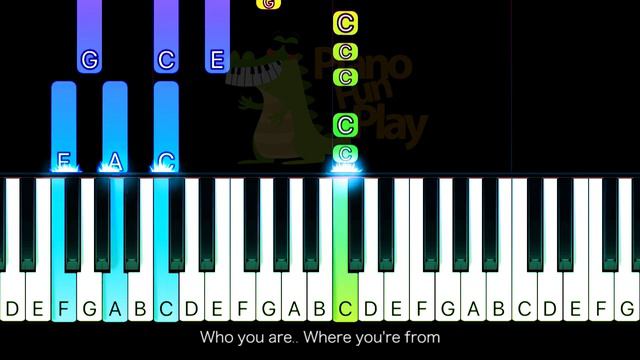 Backstreet Boys - As Long As You Love Me - EASY Piano CHORDS TUTORIAL by Piano Fun Play смотреть онлайн
