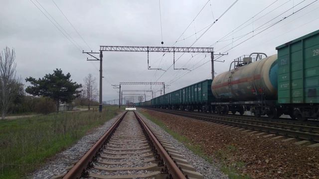 КЖД 2ТЭ116-1589 С Грузовыми Вагонами смотреть онлайн