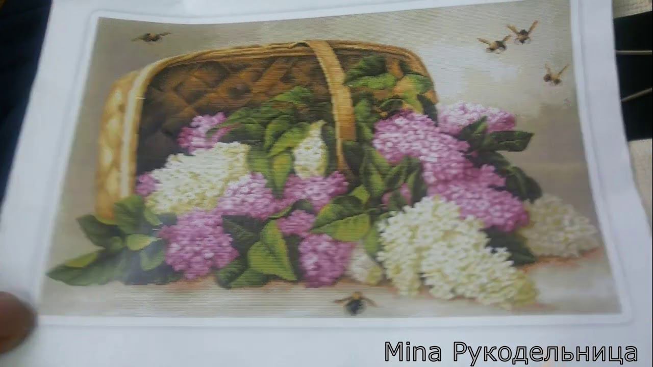#Вышивка Влог 21- 27 сентября. ЭстЭ, Гладиолусы, Корзина с сиренью, Именной оберег смотреть онлайн