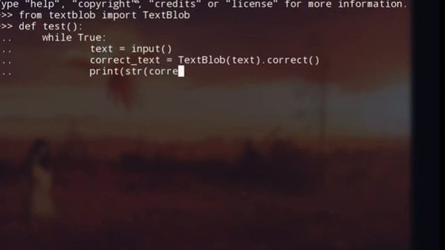 Automatic Spelling Correction In Python смотреть онлайн