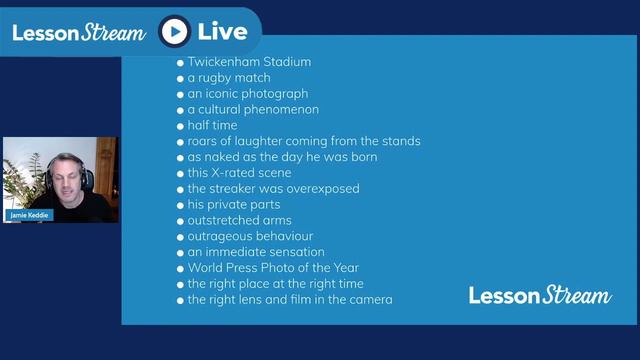 📸 (Edited) "Streaker!" An image lesson plan from LessonStream смотреть онлайн