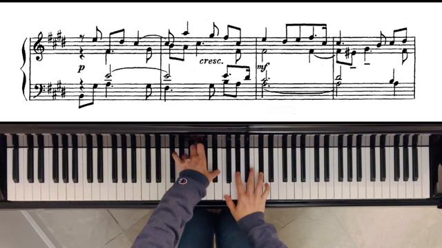 Alexander Scriabin - Prelude in E Major, Op. 33 No.1 смотреть онлайн