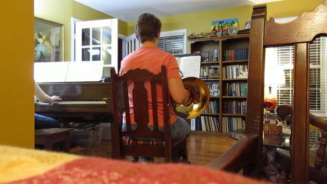 Mozart Horn concerto #3 in E flat major 2nd movement смотреть онлайн