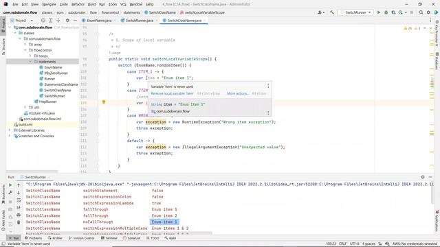 Java 20 № 11: Выражение switch. Примеры смотреть онлайн