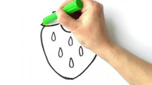 Как нарисовать клубнику