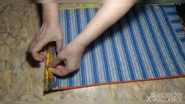 Лоскуты в дело Салфетка для посуды #текстильнаяпицца (часть 2) Вышивка для #текстильнаясумка смотреть онлайн