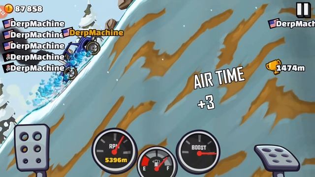 Hill Climb Racing 2: NEW MOUNTAIN WORLD RECORD! 8,996 meters with Super Diesel смотреть онлайн