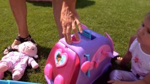 Доктор Плюшева тележка машина скорой помощи с реанимацией Катаем Свинку Пеппу и