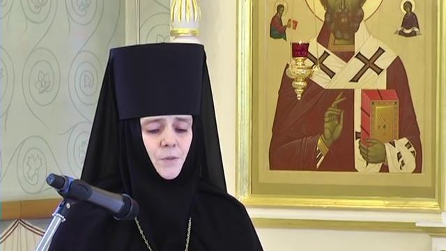 Доклад игумении Варвары смотреть онлайн