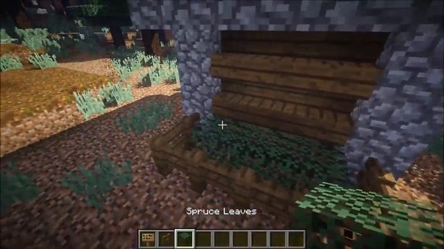 СТАРТОВЫЙ ДОМ для выживания в майнкрафт - Дом в еловом лесу смотреть онлайн