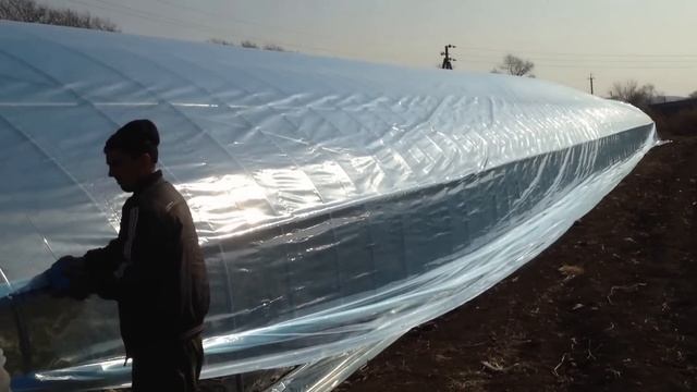 Крепление пленки на теплицу без гвоздей и дранок. смотреть онлайн