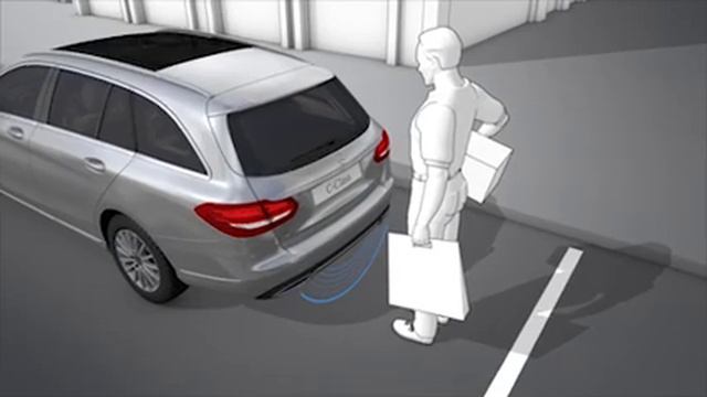 Mercedes Benz C Class W205 2014 Hands Free Access Open Trunk Without Hands