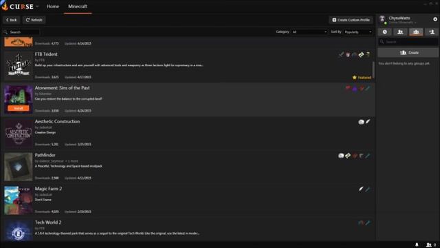 How to install minecraft modpack on Curse смотреть онлайн