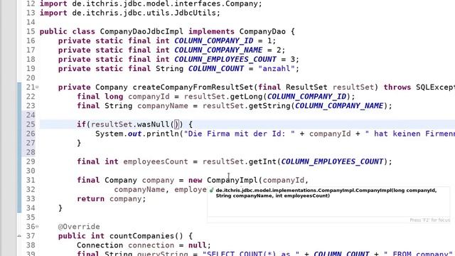 JDBC #7: Der NULL-Wert смотреть онлайн