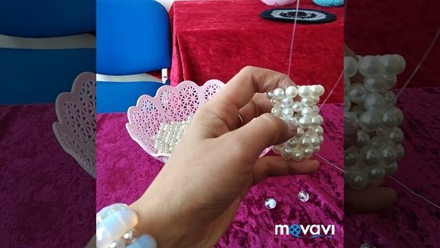 Цветок из акриловых бус смотреть онлайн