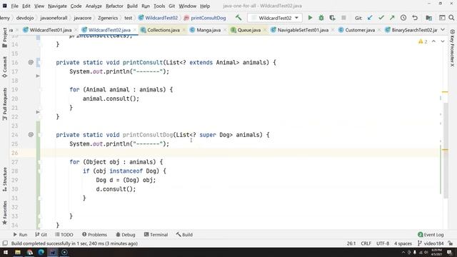 185 - Generics pt 03 - Wildcard pt 02 смотреть онлайн