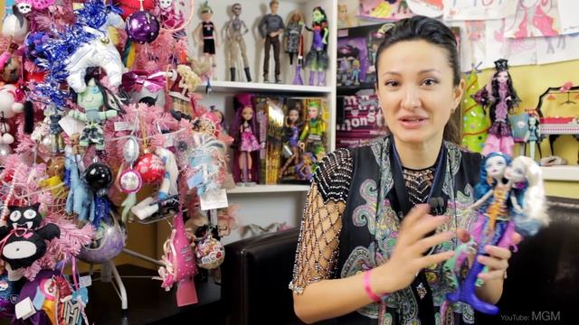 Двухголовая кукла Monster High! Пэри и Перл Peri & Pearl Serpentine обзор на русском ★MGM★ смотреть онлайн