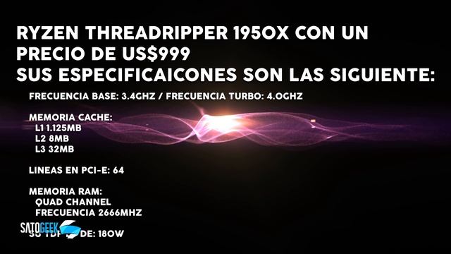 AMD Ryzen Threadripper 1950X 16C/32T on X399, todo lo debes saber смотреть онлайн