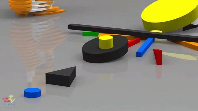 3Д Пазл Конструктор из Блоков Животные Учим геометрические фигуры для детей смотреть онлайн