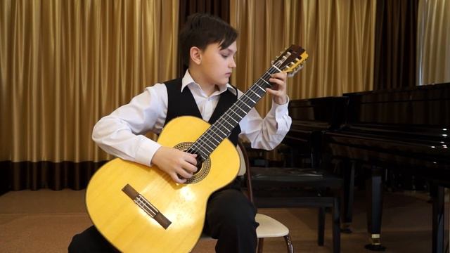 Киселёв Артём, 11 лет, Мария Линнеман «Murmures», ДШИ № 45 смотреть онлайн