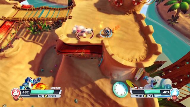 Skylanders Swap Force: Ignitor vs Slam Bam! (Battle Arena) смотреть онлайн